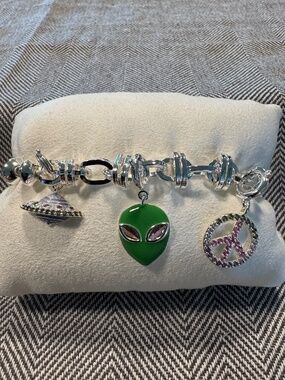 Galactic  & Groovy - Charmelier Charm Bracelet By BP